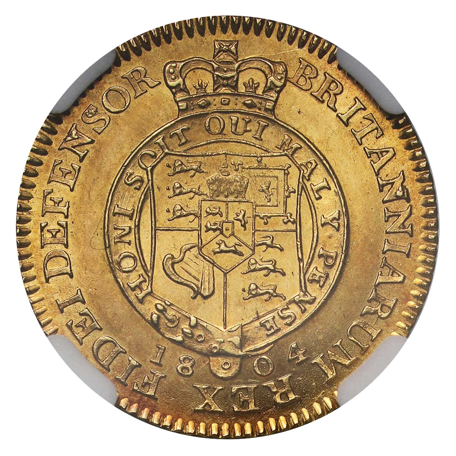 1804 George III Gold Half-Guinea 