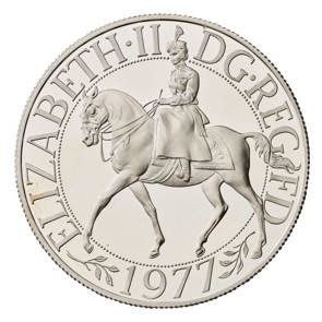 1977 Elizabeth II Jubilee Silver Proof Crown