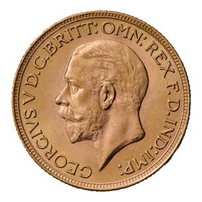 1931 George V Sovereign, South Africa Mint Mark