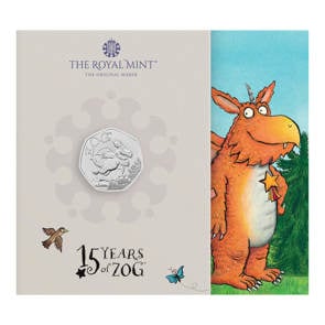 Zog 2025 UK 50p Brilliant Uncirculated Coin