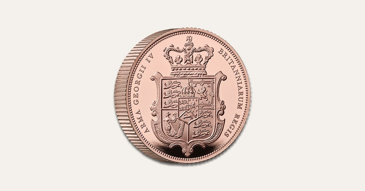 2025 Gold Proof Piedfort Sovereign